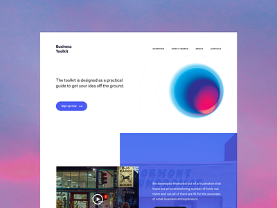 Toolkit Landing Page