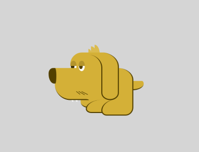 Codee - a CSS dog by Jonathan Huffman on Dribbble