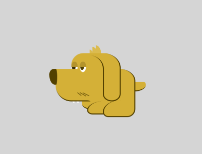 Codee - a CSS dog css animation vector