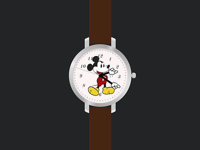 What time is it Mickey? (A watch made with CSS)
