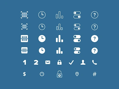 Azul Glyphs app glyph glyphs ipad iphone toolbar