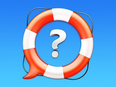 Answers answer answers app application aqua buoy faq icon icons mac support