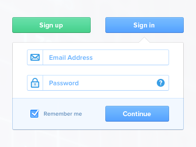 Sign In form login online register signin web website