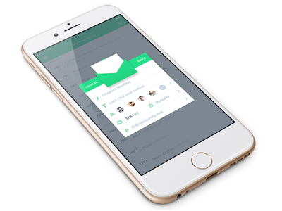 Invite iOS app event invite ios mobile organizing planning smartphone social ui ux