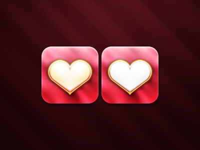 5-6 114 heart icon icons ios retina velvet