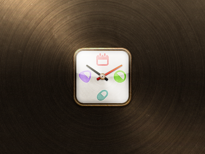 Tracker 113 app clock icon icons ios ipad iphone med meds os springboard