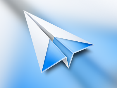 Sparrow airplane app icon icons mail paper plane sparrow