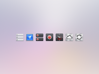 List Icons 32 feature features icons list toolbar