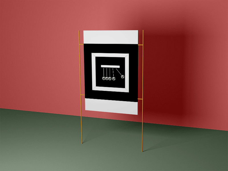 Science I modern gif illustration motion animation