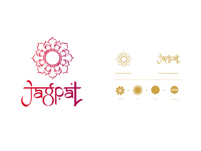 Jagpat_Boutique branding design designer icon illustraiton illustration lettering logo photoshop sketch type typography vector website