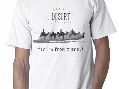 Desert t shirt