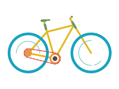 Bike bike color illustrator