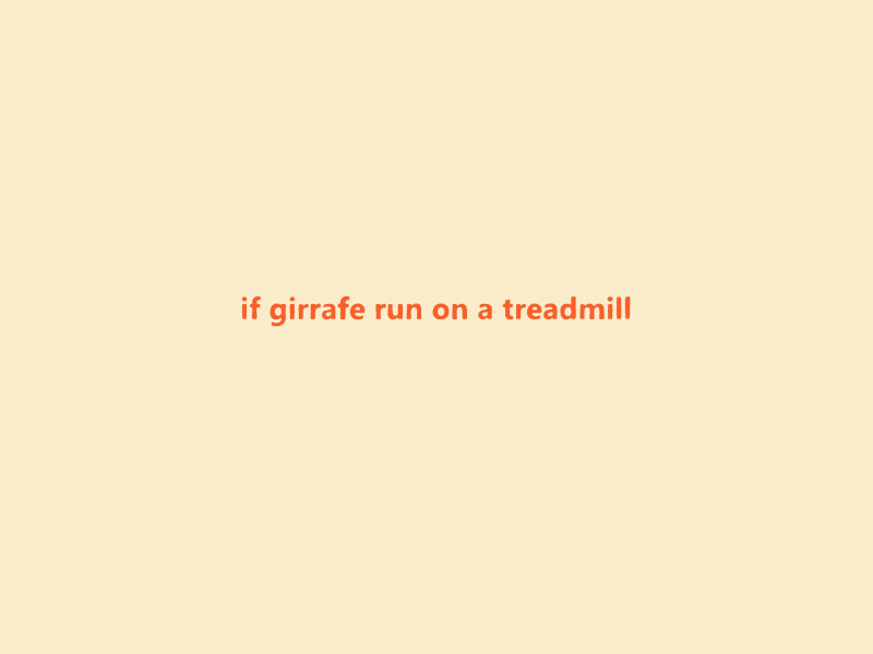 Girrrafe Treadmill
