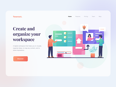 Digital workspace header