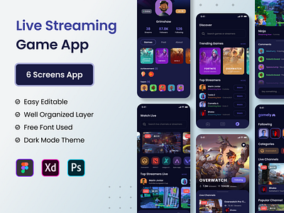 GAMELY - Live Streaming Mobile App