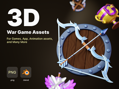 3D Game Assets designs, themes, templates and downloadable graphic elements  on Dribbble