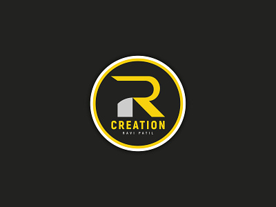 R Creation Logo branding logo creation logo logo r logo sticker
