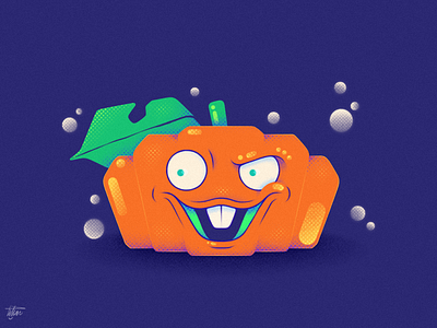 halloween 🎃 pumpkin branding character halloween illustration illustrations illustrator logo photoshop pumpkin ui vector vectorart