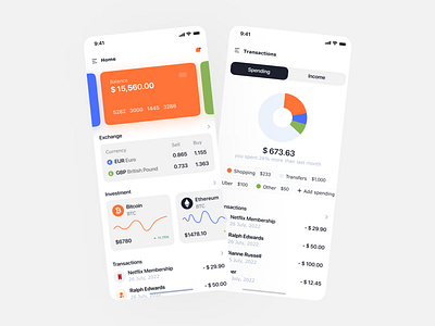 Banking App Design