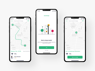 EV Charge App Design by Nicoleta Anton on Dribbble