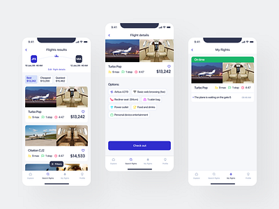 Air trip booking air app booking design flight ios jet mobile plane private trip