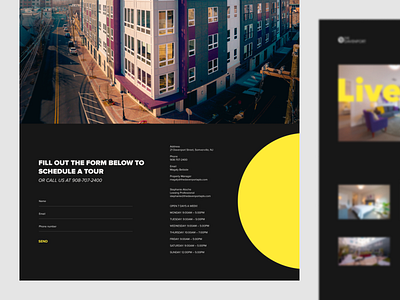 Apartment Web Site Design