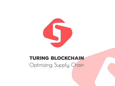 Turing Blockchain blockchain brand branding cleandesign design logo red simple ui