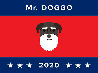 Mr doggo campaign dog dog illustration firstshot logo pet warmup