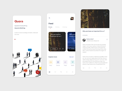 Quora - Redesign Concept