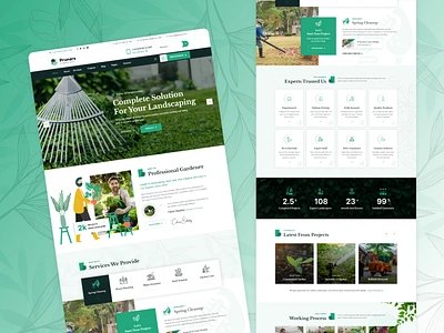 Pruners - Garden Landscaper WordPress Theme agriculture commercial garden florist garden garden tools gardener gardening gardening business gardening service landscaping landscaping service lawn mover organi c farm plantation ui