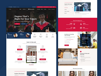 Educamb - Education WordPress Theme academy classes college course courses e learning education wordpress theme elearning learning management system lms school teacher teaching training ui university