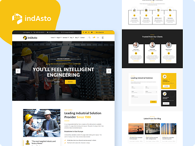 Indasto - Factory & Industrial Web Design