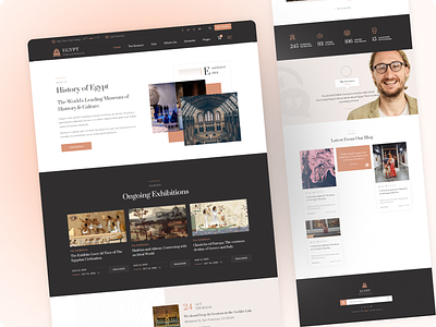 Egypt - Museum & Exhibition Web Design