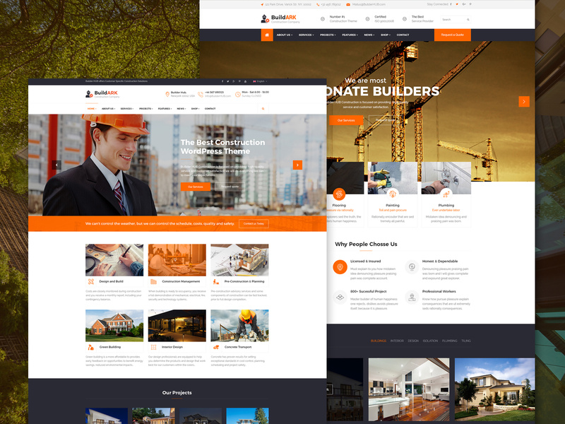 Buildark Construction Business WordPress Theme By Themekalia Buildark Construction Business WordPress Theme