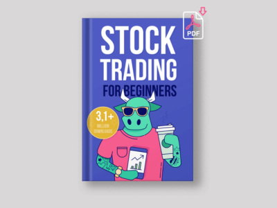 PDF - Stock Trading For Beginners cover currency trading design ebook finance finance illustrated forex forex school illustration pdf stocks trading