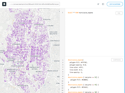 Cartodb Fiddle fiddle map visualization