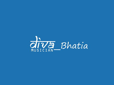 Diva Bhatia branding design icon illustration lettering logo minimal type typography vector