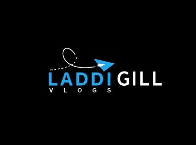 Laddi Gill Vlogs animation branding design icon illustration lettering logo type typography vector