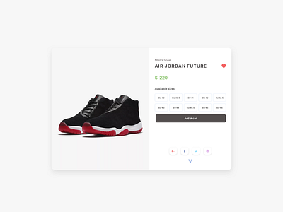 Daily UI Challenge #010 010 dailui daily daily challange dailyui modal share shoe ui