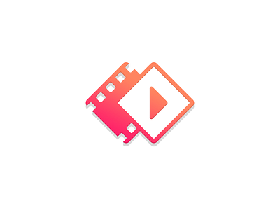 Play Film Logo app icon brand style branding branding identity cinema film icon identity identity design ios app logo logo design logotype mark mobile app design play video sign symbol vector wordmark