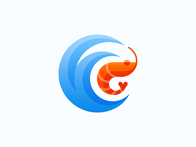 Seafood Logo animal brand brand identity designer branding branding design branding identity branding project design food app grid structure icon identity logo logo design logo mark design logotype logotype preview seafood shrimp sign