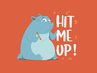 Hit Me Up! adobe illustrator animals animation apps boardgames books illustration character character design childrens book games illustraion illustration illustrator kids illustration magazine preschool vector