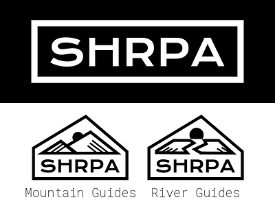 Shrpa adventure guides logo outdoors