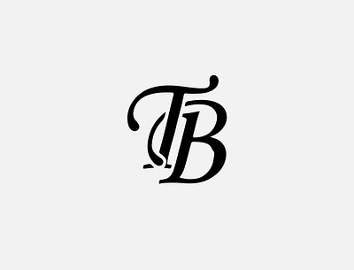 TB logo concept alphabet initial logo letering letermark logo logo design logotype