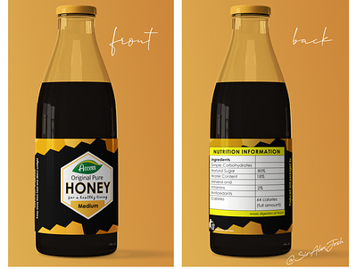 Honey Drops branding design graphic logo simple