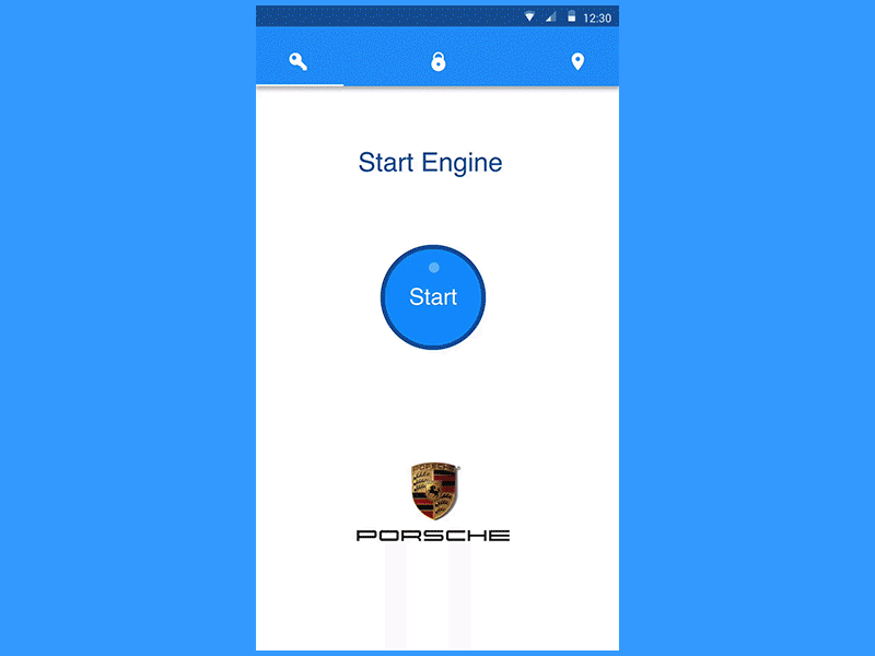 Porsche Mobile App - Principle for Mac Prototype Demo