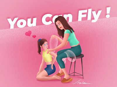 "You Can Fly", says the mother!