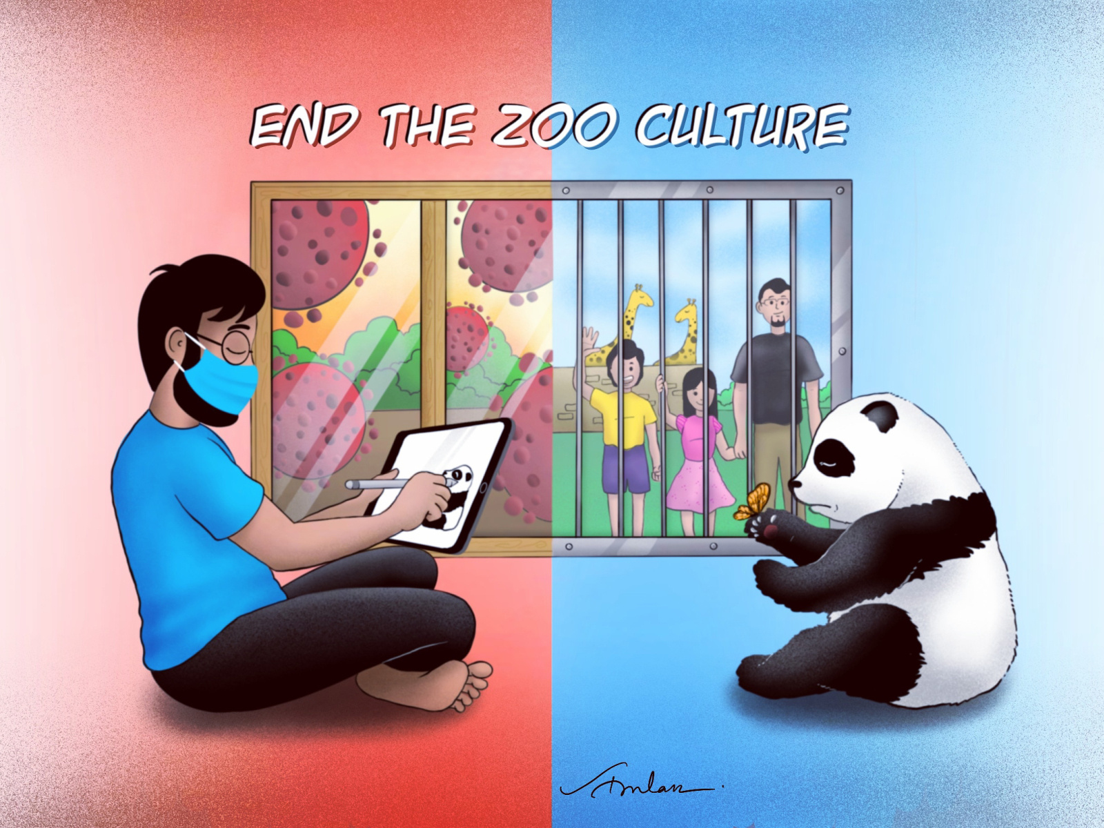 End the Zoo Culture by Amlan Mishra on Dribbble