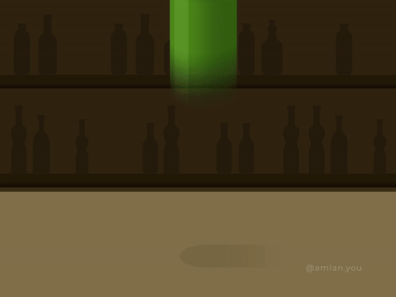 How about a drink at the bar? 2d animation 3d effect animation bar beer champagne covid19 drink illustration lockdown motiongraphics opener perspective vector