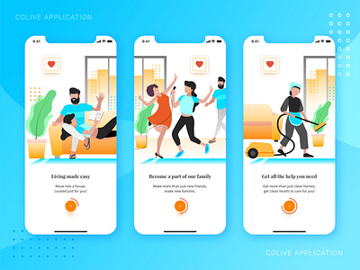 Livezy - Walkthrough Screens